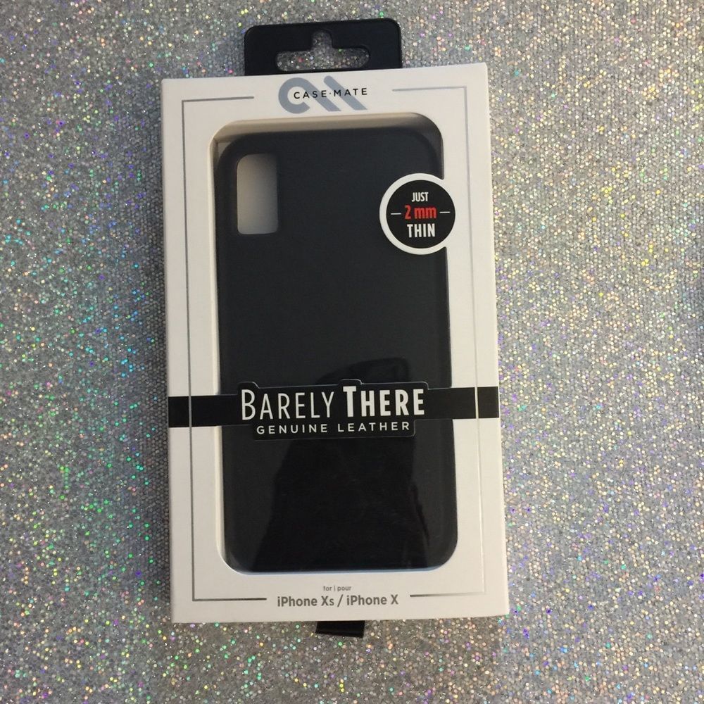 Case-Mate - iPhone X Leather Case - Barely There